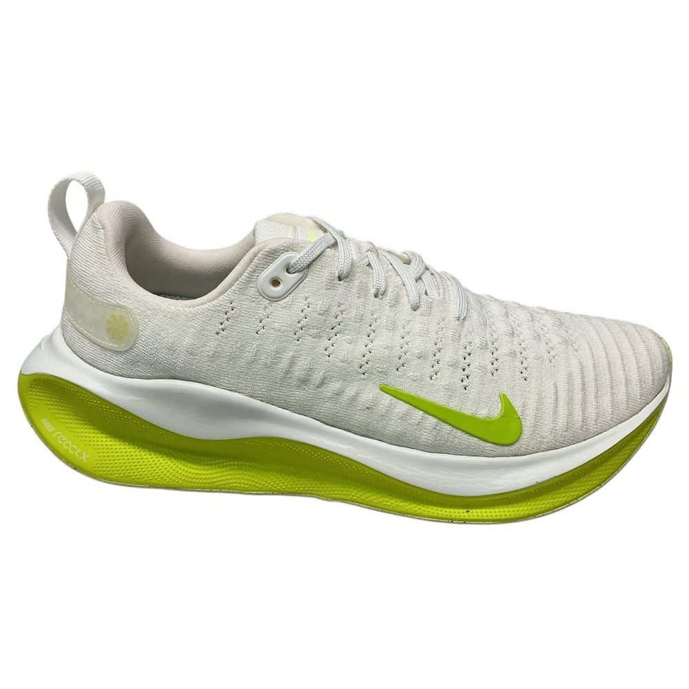 Nike ReactX Infinity Run 4 White Light Lemon Twist FN0880-107 Women Sz 8 No Box